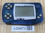 LG4673 Plz Read Item Condi Wonder Swan Skeleton Blue Bandai Console Japan