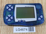 LG4674 Plz Read Item Condi Wonder Swan Skeleton Blue Bandai Console Japan