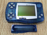 LG4676 Plz Read Item Condi Wonder Swan Skeleton Blue Bandai Console Japan