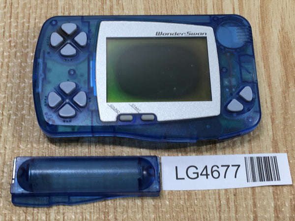 LG4677 Not Working Wonder Swan Skeleton Blue Bandai Console Japan
