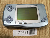 LG4681 Plz Read Item Condi Wonder Swan Blue Metallic Bandai Console Japan
