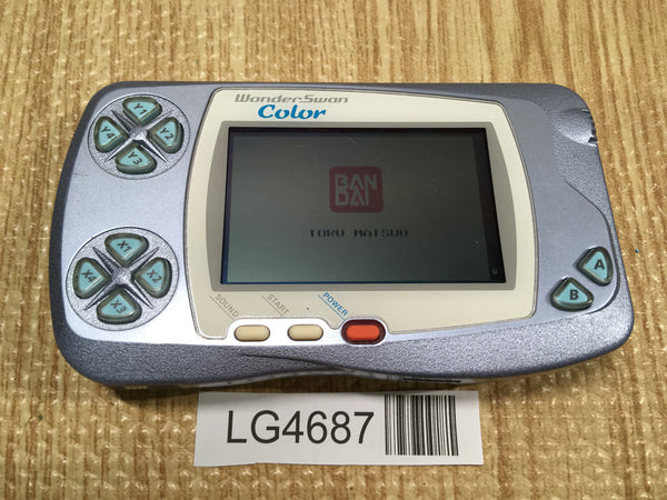 LG4687 Wonder Swan Color Pearl Blue Bandai Console Japan
