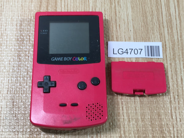 LG4707 Not Working GameBoy Color Red Game Boy Console Japan