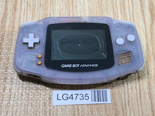 LG4735 Plz Read Item Condi GameBoy Advance Milky Blue Game Boy Console Japan