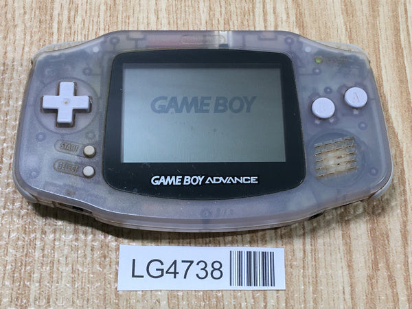 LG4738 Plz Read Item Condi GameBoy Advance Milky Blue Game Boy Console Japan