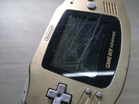 LG4742 Plz Read Item Condi GameBoy Advance Gold Game Boy Console Japan