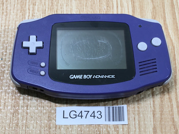 LG4743 Not Working GameBoy Advance Violet Game Boy Console Japan