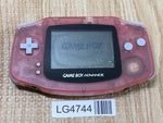 LG4744 Plz Read Item Condi GameBoy Advance Milky Pink Game Boy Console Japan