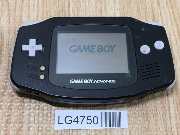LG4750 Plz Read Item Condi GameBoy Advance Black Game Boy Console Japan