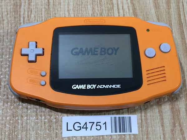 LG4751 Plz Read Item Condi GameBoy Advance Orange Game Boy Console Japan