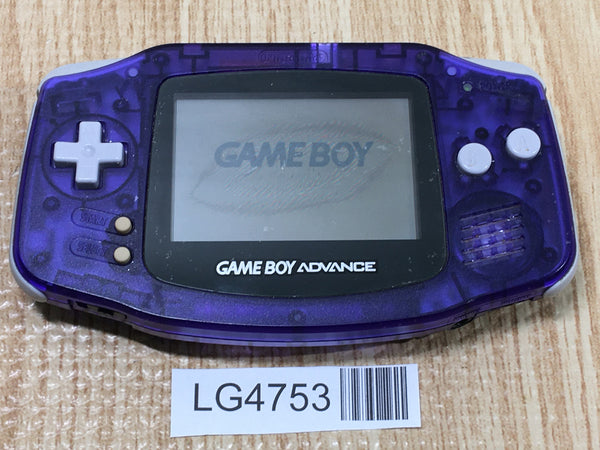 LG4753 Plz Read Item Condi GameBoy Advance Midnight Blue Game Boy Console Japan