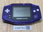 LG4754 Plz Read Item Condi GameBoy Advance Midnight Blue Game Boy Console Japan