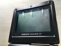 LG4757 Plz Read Item Condi GameBoy Advance SP Onyx Black Game Boy Console Japan