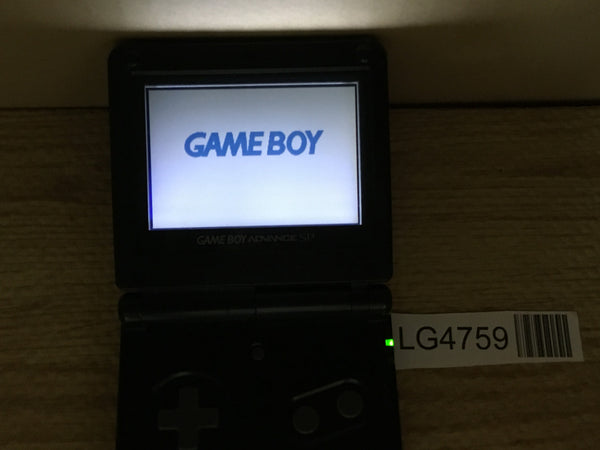 LG4759 Plz Read Item Condi GameBoy Advance SP Onyx Black Game Boy Console Japan