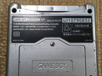 LG4760 Plz Read Item Condi GameBoy Advance SP Platinum Silver Game Boy Console Japan