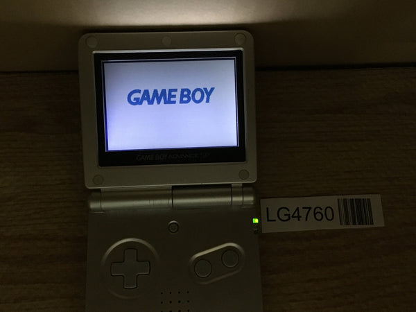 LG4760 Plz Read Item Condi GameBoy Advance SP Platinum Silver Game Boy Console Japan