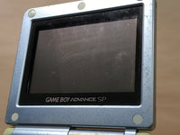 LG4764 Plz Read Item Condi GameBoy Advance SP Pearl Blue Game Boy Console Japan