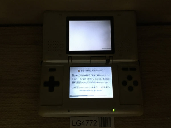 LG4772 Plz Read Item Condi Nintendo DS Platinum Silver Console Japan