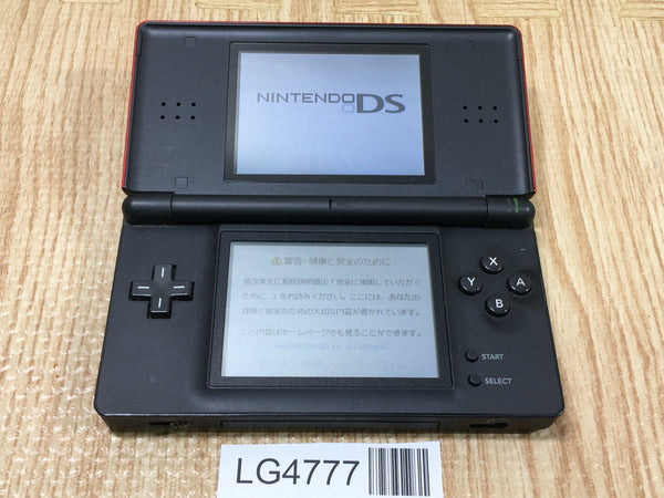 LG4777 Plz Read Item Condi Nintendo DS Lite Crimson Black Console Japan