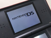 LG4777 Plz Read Item Condi Nintendo DS Lite Crimson Black Console Japan