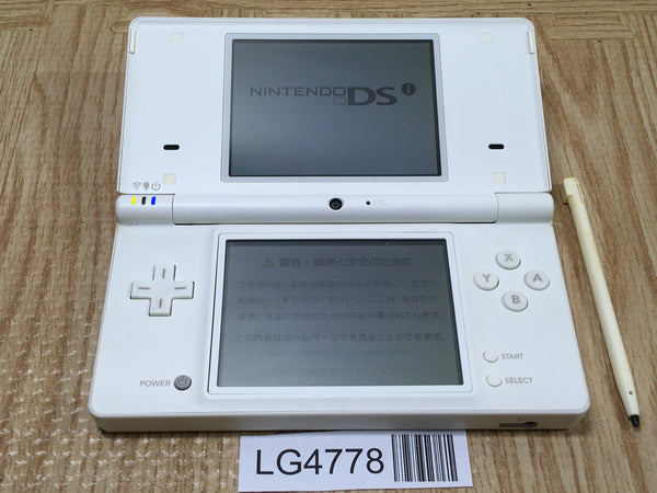 LG4778 Plz Read Item Condi Nintendo DSi DS White Console Japan