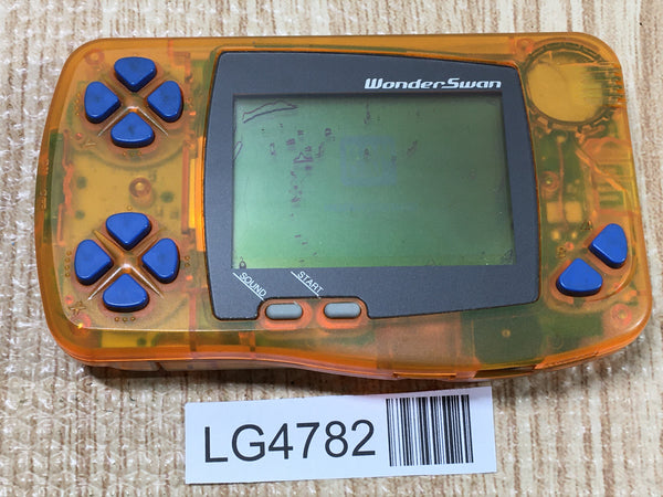 LG4782 Plz Read Item Condi Wonder Swan Digimon Orange Bandai Console Japan