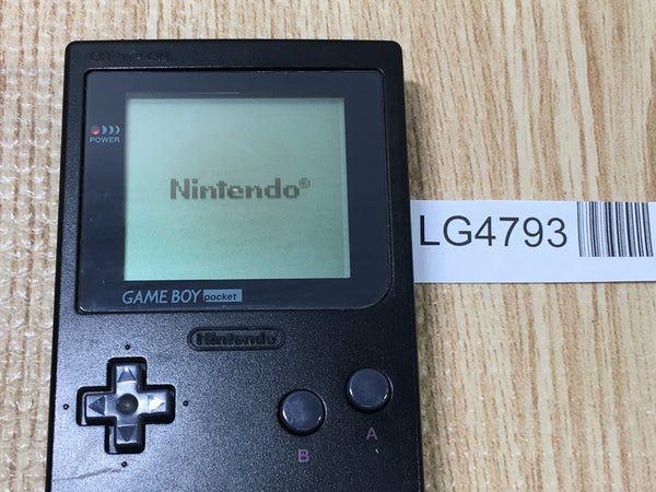 LG4793 Plz Read Item Condi GameBoy Pocket Black Game Boy Console Japan