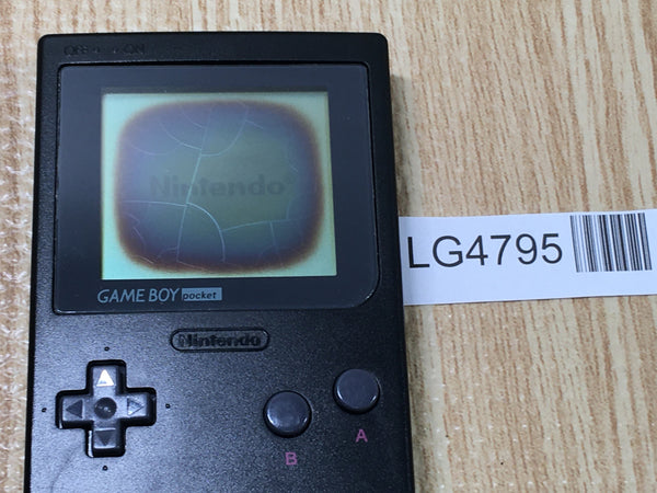 LG4795 Plz Read Item Condi GameBoy Pocket Black Game Boy Console Japan