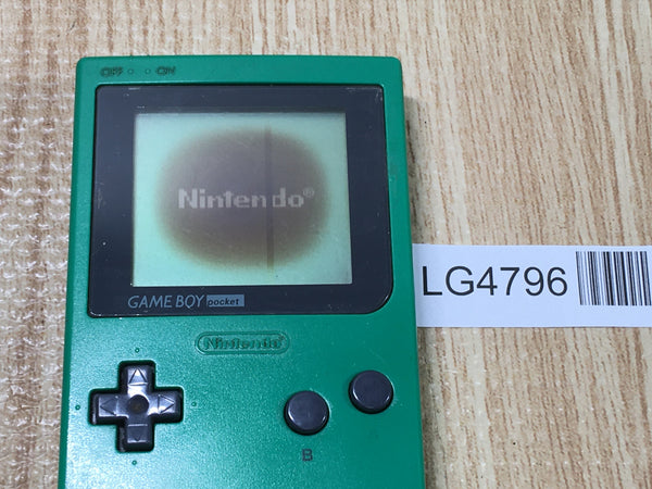 LG4796 Plz Read Item Condi GameBoy Pocket Green Game Boy Console Japan