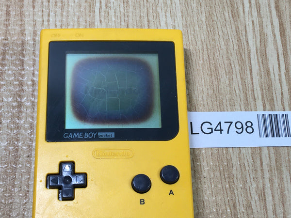 LG4798 Plz Read Item Condi GameBoy Pocket Yellow Game Boy Console Japan