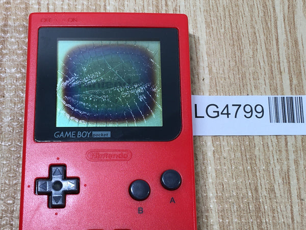 LG4799 Plz Read Item Condi GameBoy Pocket Red Game Boy Console Japan
