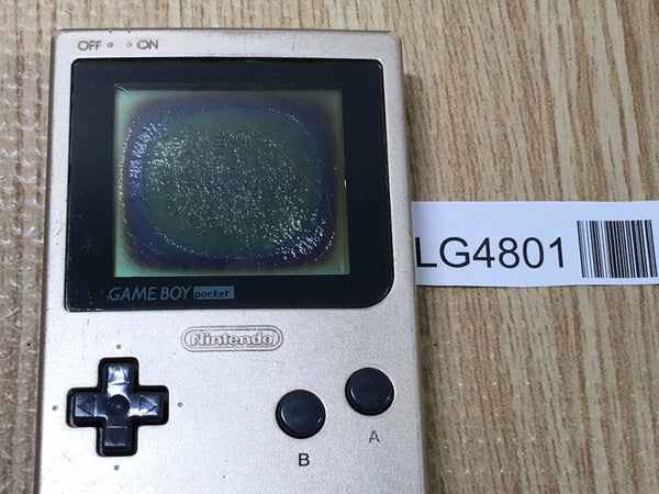 LG4801 Plz Read Item Condi GameBoy Pocket Gold Game Boy Console Japan