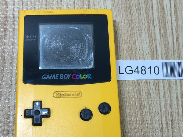 LG4810 Plz Read Item Condi GameBoy Color Yellow Game Boy Console Japan