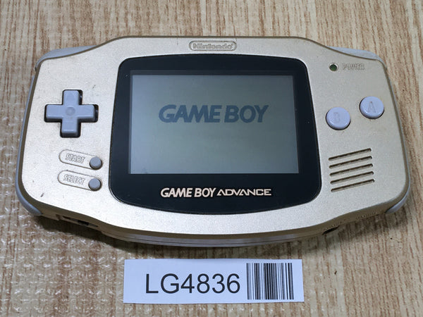 LG4836 Plz Read Item Condi GameBoy Advance Gold Game Boy Console Japan