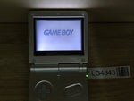 LG4843 Plz Read Item Condi GameBoy Advance SP Platinum Silver Game Boy Console Japan