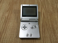 LG4843 Plz Read Item Condi GameBoy Advance SP Platinum Silver Game Boy Console Japan