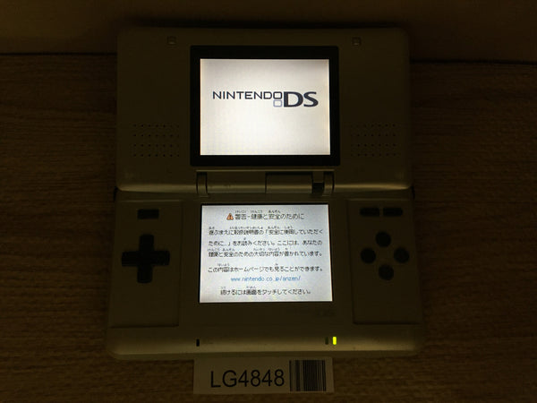 LG4848 Plz Read Item Condi Nintendo DS Platinum Silver Console Japan