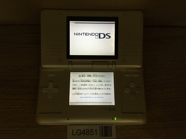 LG4851 Plz Read Item Condi Nintendo DS Pure White Console Japan