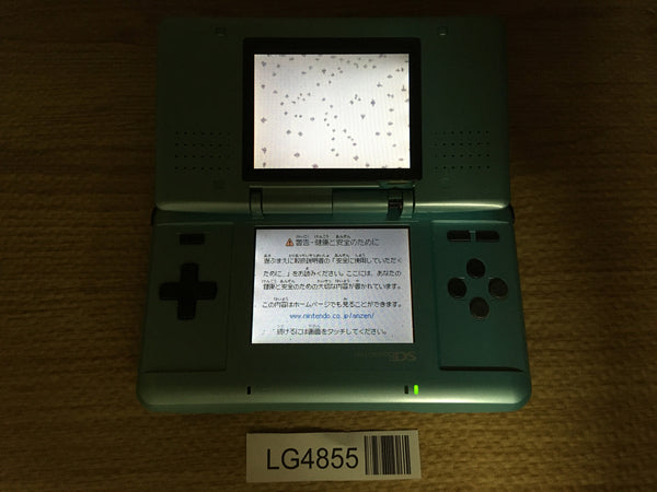 LG4855 Plz Read Item Condi Nintendo DS Turquoise Blue Console Japan