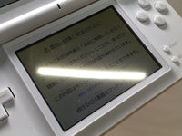 LG4864 Plz Read Item Condi Nintendo DS Lite Crystal White Console Japan