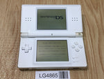 LG4865 Plz Read Item Condi Nintendo DS Lite Crystal White Console Japan