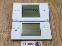 LG4865 Plz Read Item Condi Nintendo DS Lite Crystal White Console Japan