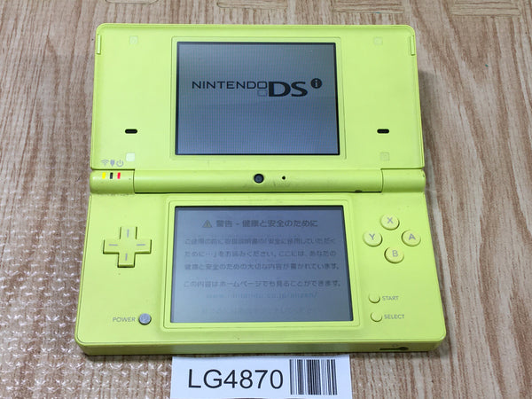 LG4870 Plz Read Item Condi Nintendo DSi DS Lime Green Console Japan