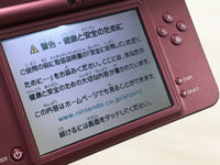 LG4875 Plz Read Item Condi Nintendo DSi LL XL DS Wine Red Console Japan