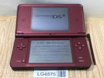 LG4875 Plz Read Item Condi Nintendo DSi LL XL DS Wine Red Console Japan