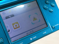 LG4880 Plz Read Item Condi Nintendo 3DS Aqua Blue Console Japan