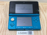 LG4880 Plz Read Item Condi Nintendo 3DS Aqua Blue Console Japan