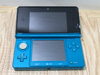 LG4880 Plz Read Item Condi Nintendo 3DS Aqua Blue Console Japan