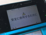 LG4880 Plz Read Item Condi Nintendo 3DS Aqua Blue Console Japan