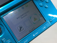 LG4881 Plz Read Item Condi Nintendo 3DS Aqua Blue Console Japan